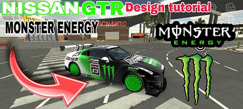 NISSAN GTR Design Tutorial Monster Energy | Car Parking Multiplayer | GAME SLAYER.