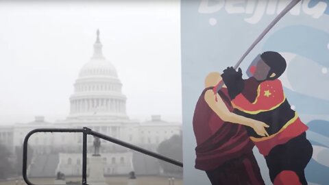 LIVE: Human Rights Activists Outside U.S. Capitol to Denounce Beijing's "Genocide" Olympics...