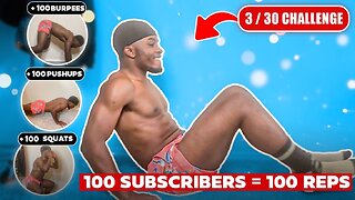 100 Subscribers = 100 Reps | 30 Days Challenge | DAY 3