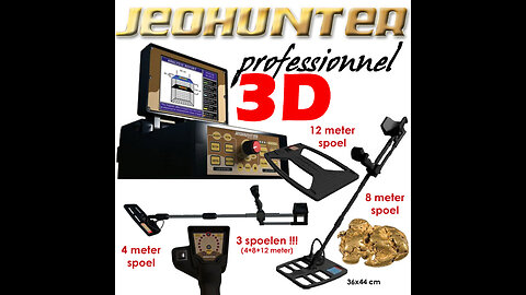 شرح جهاز جيوهنتر ,jeohunter 3D ,شركة makro, جهاز كشف لمعدن