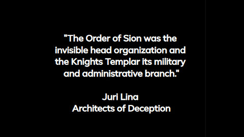 THE PRIORY OF SION (The Secret History Hidden By The Jew & Jesus Haters & Today's Zionism) A King Street News Production