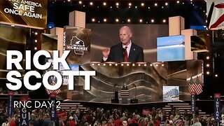 Rick Scott Speech Republican National Convention Milwaukee 2024, Day 2