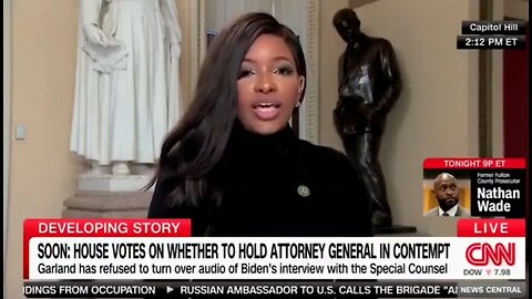 Rep Jasmine Crockett's Bizarre Reason Why AG Won't Release Hur/Biden Audio