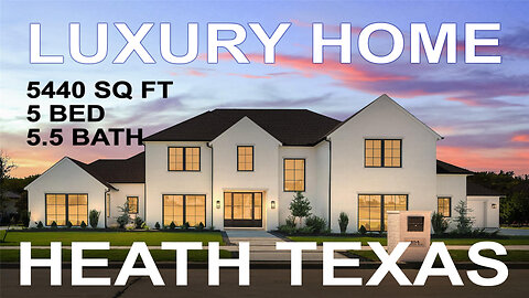 Texas Luxury Home | New Build In Dallas | Heath Crossing | 5440 sq ft | 5 bed | 5.5 bath