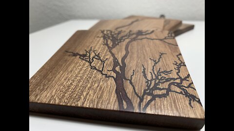How to make Faux Lichtenberg Coasters