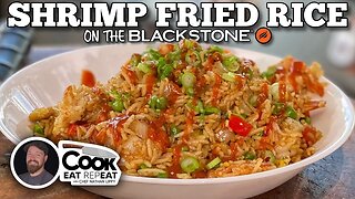 How to Make Shrimp Fried Rice on the Blackstone Griddle