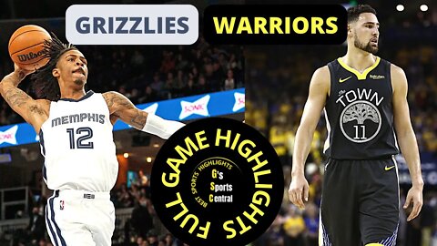 WARRIORS AT GRIZZLIES FULL GAME HIGHLIGHTS | NBA TODAY