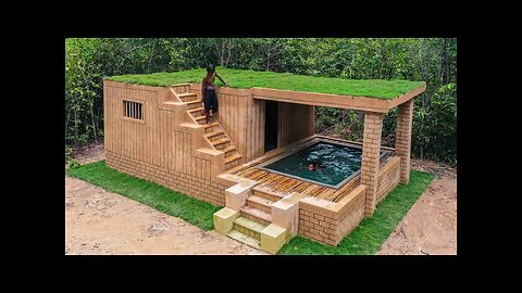 yt5s.io-Building Jungle Villa and Swimming Pool With Décor Private Living Room.mp4