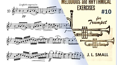 🎺🎺🎺 [TRUMPET ETUDE] Small 27 Melodical and Rhythmical exerc. forTrumpet- #10 por Helder Passinho Jr.