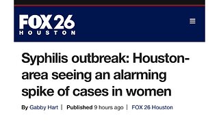 Syphilis outbreak: Houston-area seeing an alarming spike of cases in women