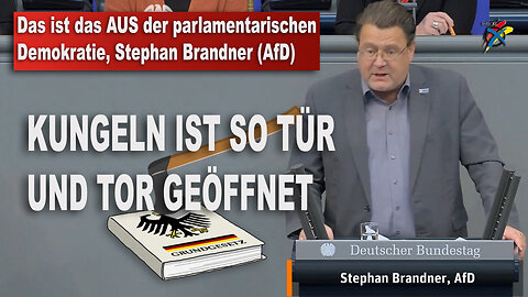 Das ist das AUS der parlamentarischen Demokratie, Stephan Brandner (AfD)