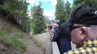 Riding An Old Fashioned Steam Train In Colorado