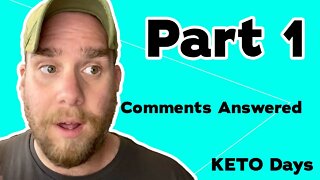 I answer YOUR COMMENTS | Keto Diet | Raw Vegan | Vegan | Part 1