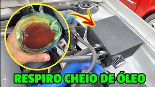 PORQUE O RESPIRO DO MOTOR EM CARRO TURB FICA CHEIO DE ÓLEO?