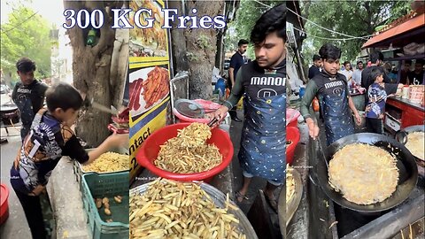 Selling 300 KG Fries In One Day || Islamabad Famous Fries #foodiesultan #fries