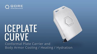 Introducing IcePlate® Curve: conformal cooling & heating water bottle shaped like armor