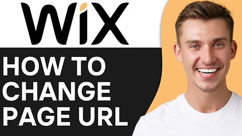 HOW TO CHANGE PAGE URL IN WIX