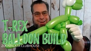 🐱‍🐉 T-Rex Balloon | Balloon Twisting Fun 🎈 | Zoomalata Clubhouse
