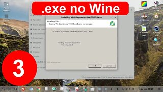 3- Executáveis .EXE do Windows no Wine no Linux