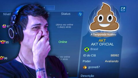 ENTREI PRO PIOR CLÃ DO BRASIL NO MOBILE LEGENDS