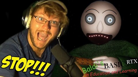 GETTING MURDERED BY BALDI...IN HD!! || Baldi's Basics in Education and Learning RTX