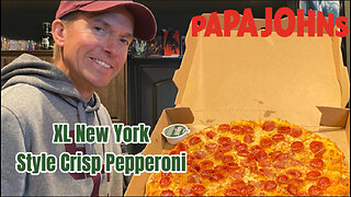 Papa Johns XL New York Style with Cupped Pepperoni's