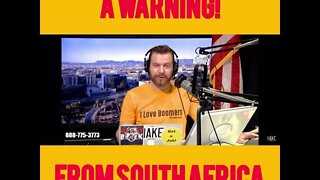 Warning From South Africa