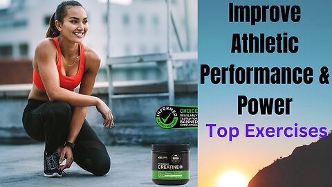 Exercises To Improve Athletics Performance, Speed and Powers / Best Supplement
