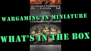 🔴 What's in the Box ☺ FoW 15mm WW2 German Assault Pioneer Platoon