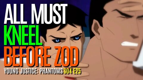Young Justice S04 E25 | Zod COMMANDS Superboy To EXECUTE Superman