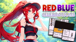 Pokemon Red & Blue Celebrations - GB ROM Hack, Play as Girl, 151 catchable, Truck event, and more