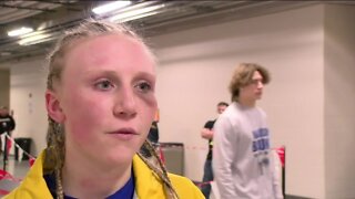 Historic match in Madison: First girl in WIAA Boys D1 State Individual tourney