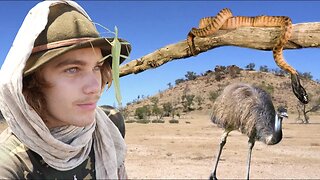 Surviving 24 hours in the Most Dangerous Place in AUSTRALIA! (Outback)