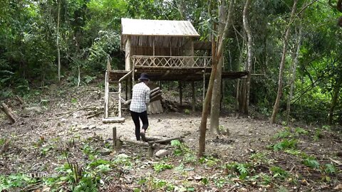 14* Build a bamboo fence around the house to set up animal traps.