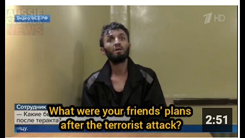 The Russian FSB just released this Crocus terrorist interrogation video
