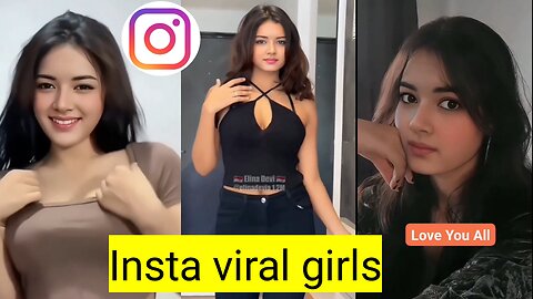 Insta girls dance reactions || insta reels video || viral girls dance video || #Elina