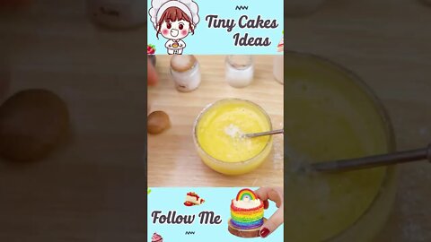 Awesome Miniature YOUTUBE Cake Decorating #Shorts #miniaturecakes