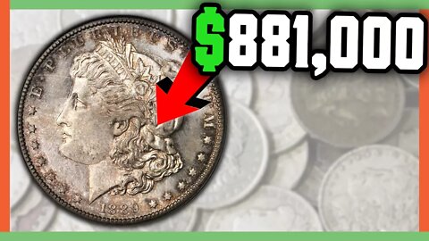 $881,000 RARE MORGAN DOLLAR COINS WORTH MONEY - VALUABLE SILVER DOLLAR COINS!!!