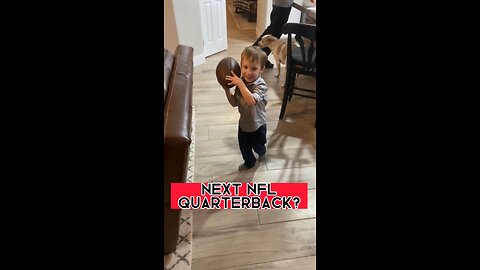 The Next Tom Brady? (Is this 3 year old the next GOAT?)