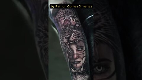 Stunning work by Ramon Gomez Jimenez #shorts #tattoos #inked #youtubeshorts