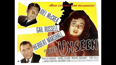 The Unseen 1945 Film Noir Livestream