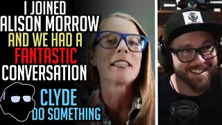 Had a Great Live Conversation with Alison Morrow - Live Stream Moved to Saturday