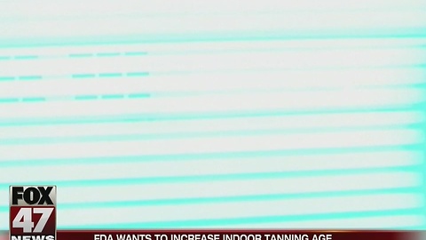FDA proposes new tanning age