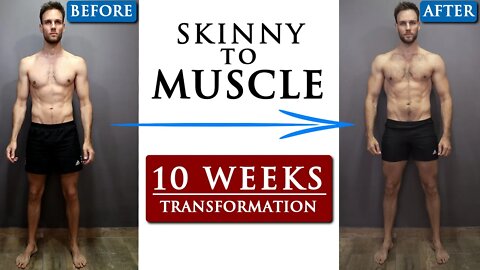 BODY TRANSFORMATION from SKINNY to MUSCLE motivation