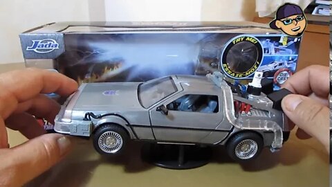 De Volta para o Futuro Delorean Back to the Future 2 Jada Toys Unboxing