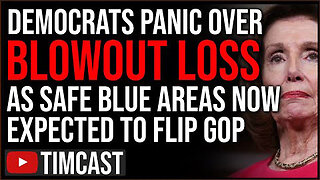 DEMOCRATS PANIC, BIDEN CAMPAIGNS IN BLUE AREAS FEARING MIDTERM RED WAVE IS WORSE THAN THEY THOUGHT