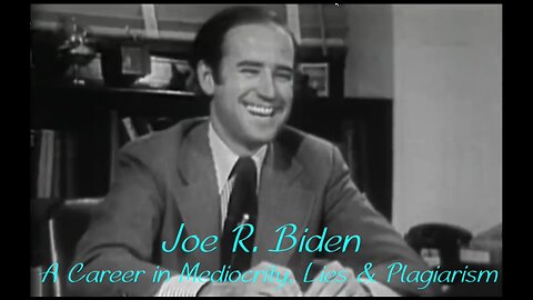 The Most Prolific Liar In America. In Joe Biden's own words. A Career in Mediocrity and Lies.