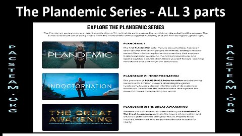 The Plandemic Series - ALL 3 parts