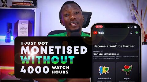 I got monetized on YouTube WITHOUT 4000 Watch Hours