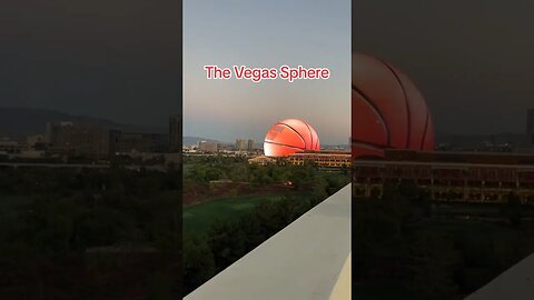 The Vegas Sphere 🏀 #MSGsphere #VegasSphere #Sphere #LasVegas #Vegas #shorts #spherevegas